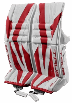 True Hockey True Catalyst 7X3 Intermediate Goalie Pads -Hockey Sales Store 2023 Hockey Catalyst GoaliePads 7X3 WhiteRed 2