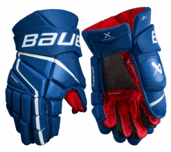 Bauer Vapor 3X Senior Hockey Gloves -Hockey Sales Store 3X SR FRONT BLU2
