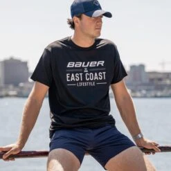 Bauer X East Coast Lifestyle Collab Tee -Hockey Sales Store 643954 BLK 03