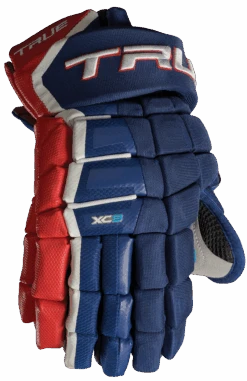 True Hockey True XC9 2020 Senior Hockey Gloves -Hockey Sales Store B2RAssets 770x1206 red blue 1