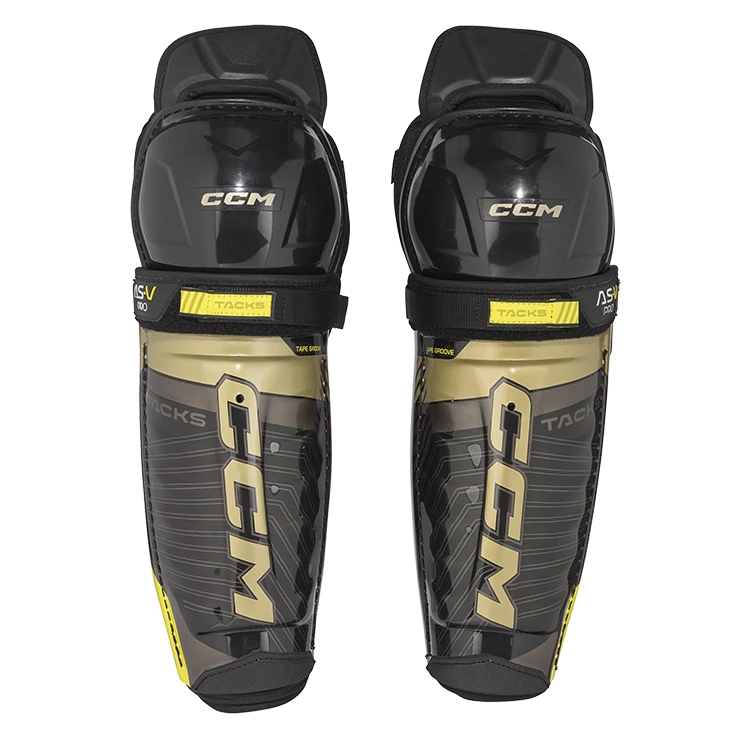 CCM Tacks AS-V Pro Junior Shin Guards 2 CCM Tacks AS-V Pro Junior Shin Guards - Image 2