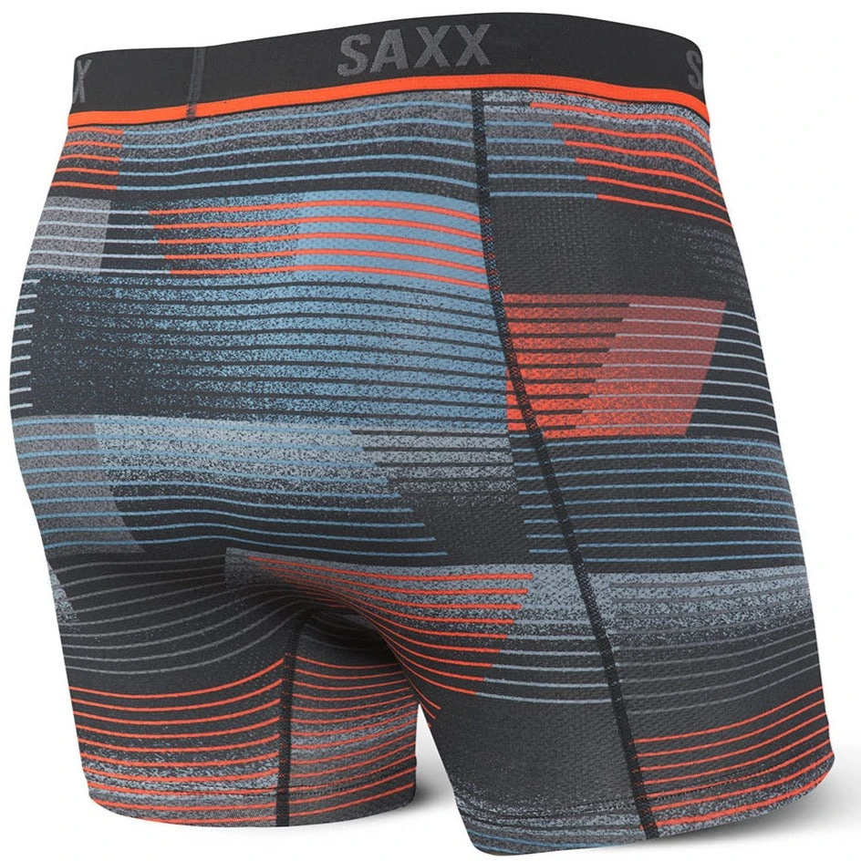 SAXX Kinetic HD Boxer Brief Black Sonic Stripe 2 SAXX Kinetic HD Boxer Brief Black Sonic Stripe - Image 2