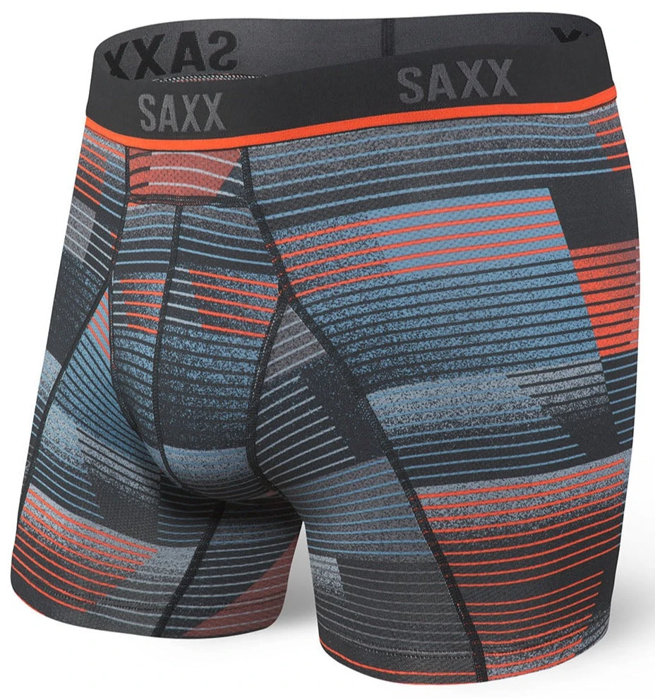 SAXX Kinetic HD Boxer Brief Black Sonic Stripe 1 SAXX Kinetic HD Boxer Brief Black Sonic Stripe