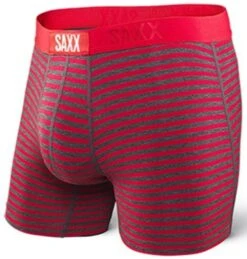 SAXX Vibe Boxer Modern Fit Red Hiker Stripe