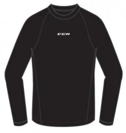 CCM Long-Sleeve Loose Fit Top For Men -Hockey Sales Store ccm athletic loose fit long sleeve top black 1