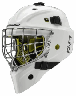 Warrior RF1 Junior Goalie Mask 9 Warrior RF1 Junior Goalie Mask -Hockey Sales Store rf1jm0wh war 01 i