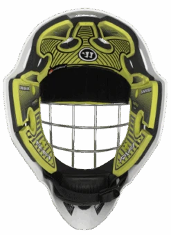 Warrior RF1 Junior Goalie Mask 11 Warrior RF1 Junior Goalie Mask -Hockey Sales Store rf1jm0wh war 09 i