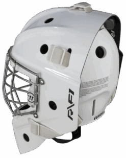 Warrior RF1 Pro Senior Goalie Mask -Hockey Sales Store rf1pm0wh war 03 i