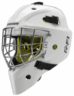 Warrior RF1 Senior Goalie Mask -Hockey Sales Store rf1sm0wh war 01 i