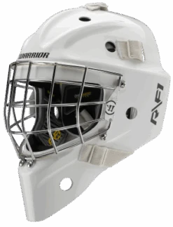 Warrior RF1+ Senior Goalie Mask -Hockey Sales Store rf1spm0wh war 01 i