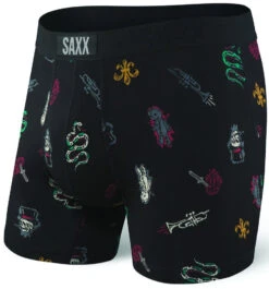 SAXX Vibe Boxer Brief Black Mardi Gras
