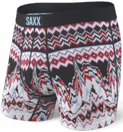SAXX Vibe Boxer Brief Black Tribal Melt