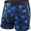 SAXX Vibe Boxer Modern Fit Royal Lumberjack Plaid