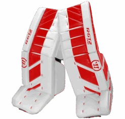 Warrior Ritual GT2 Pro Senior Goalie Pads (w/ Knee Pads) 13 Warrior Ritual GT2 Pro Senior Goalie Pads (w/ Knee Pads) -Hockey Sales Store warrior ritual gt2 pro goalie pads white red