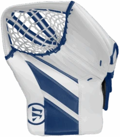 Warrior Ritual GT2 Senior Goalie Catcher -Hockey Sales Store warrior ritual gt2 senior goalie catcher white blue